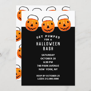 Kreatives Halloween-Party Einladung