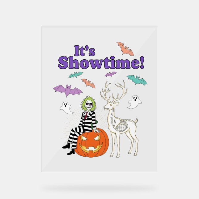 kreatives Halloween Themed Acrylschild (Vorderseite)