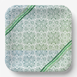 kreatives Kunstdesign Pappteller