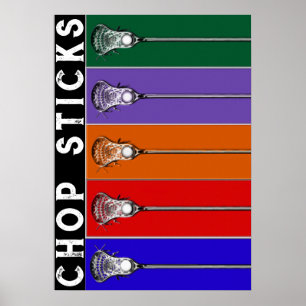 Kreatives Lacrosse Poster