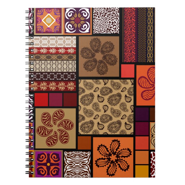 Kreatives Mega-Set nahtloser Muster, inspiriert du Notizblock (Vorderseite)