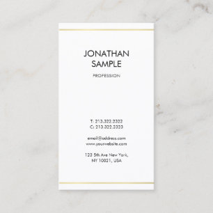 Kreatives minimalistisches Design modern professio Visitenkarte