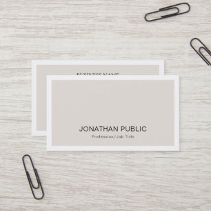 Kreatives minimalistisches Design Modernes einfach Visitenkarte