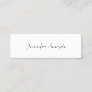 Kreatives, modernes Design Minimalistisch Schlicht Mini Visitenkarte