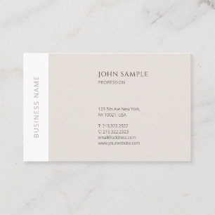 Kreatives Modernes Minimalistisches Berufliches El Visitenkarte