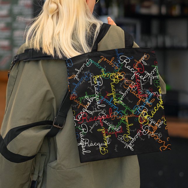 Kreatives Muster farbenfroher Namen (Von Creator hochgeladen)