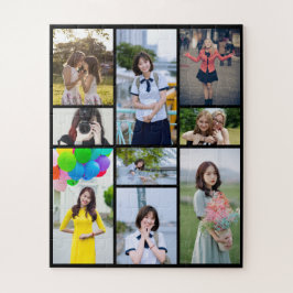 Kreatives Neun-Bilder-Andenken-Fotopuzzle Puzzle