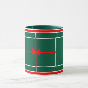 Kreatives Tennis-Weihnachtsgeschenk Tasse