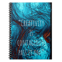 Kreativität ist ansteckend, sie auf Notebooks weit