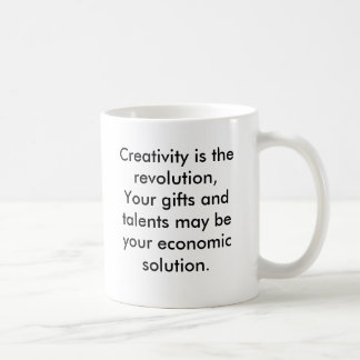 Kreativität ist die Revolution, Ihre Geschenke und Tasse