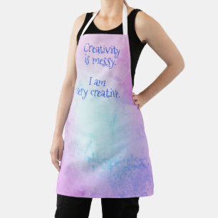 Kreativität ist Messy Colorful Texture Funny Apron Schürze
