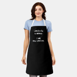 Kreativität ist Messy Funny Apron Schürze