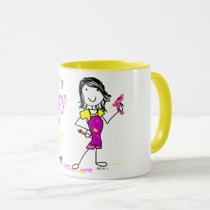 Kreativität ist unordentliche Tasse