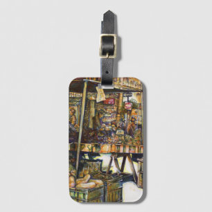 Kreativität macht alles glänzend gepäckanhänger