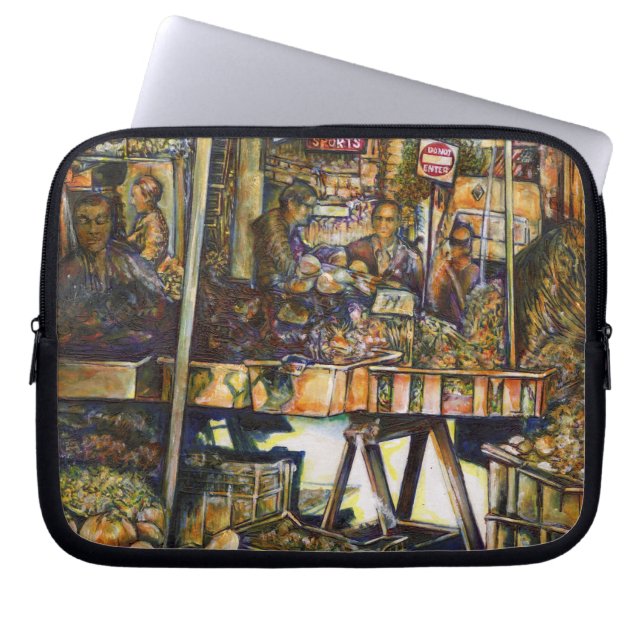 Kreativität macht alles glänzend laptopschutzhülle (Vorderseite)