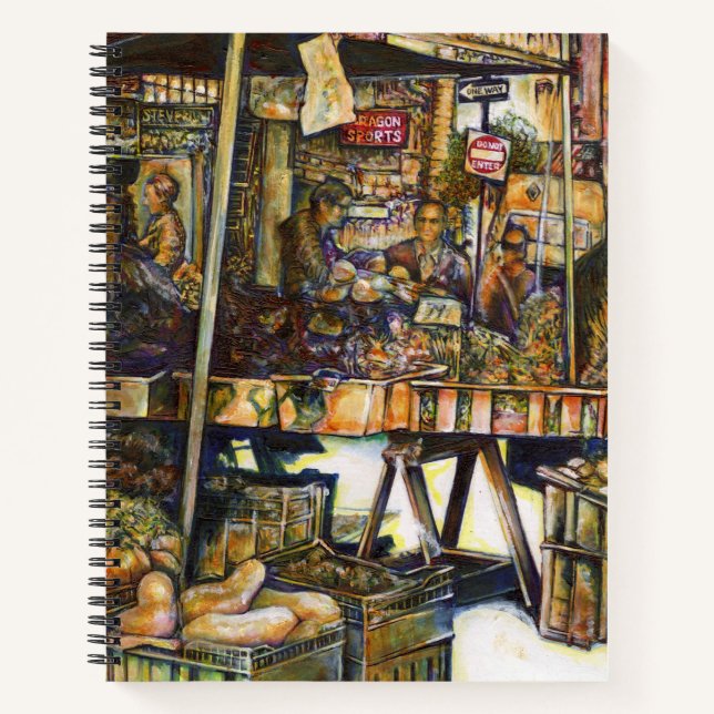 Kreativität macht alles glänzend notizbuch (Vorderseite)