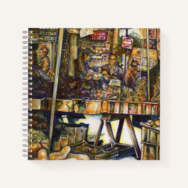 Kreativität macht alles glänzend notizbuch (Vorderseite)