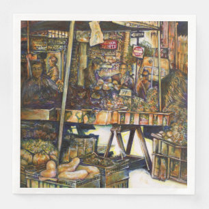 Kreativität macht alles glänzend serviette