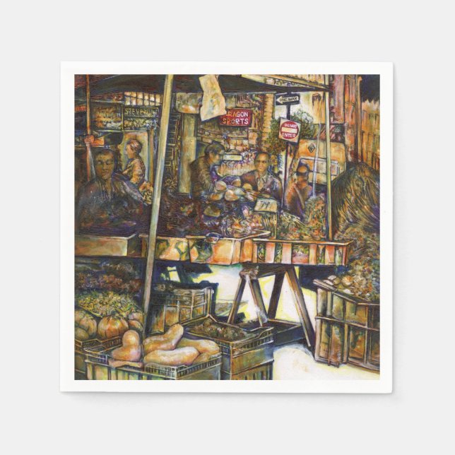 Kreativität macht alles glänzend serviette (Vorderseite)