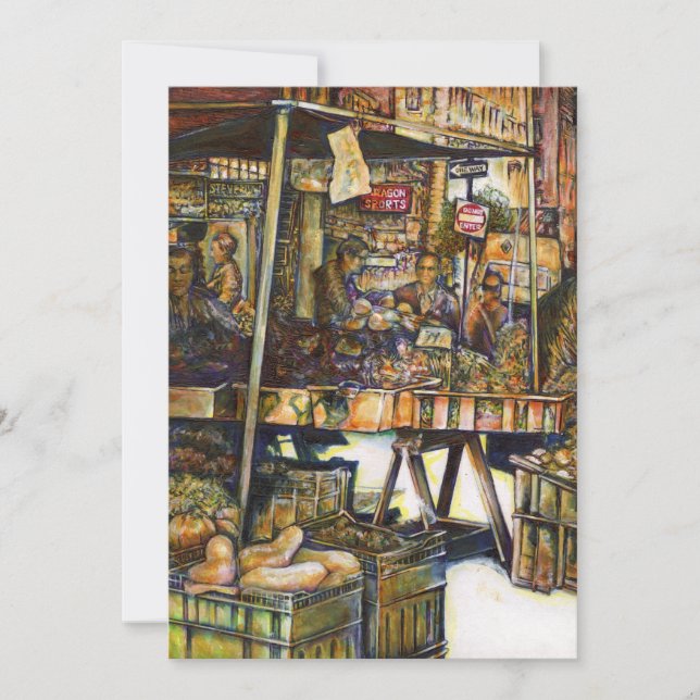 Kreativität macht alles heller feiertagskarte (Vorderseite)