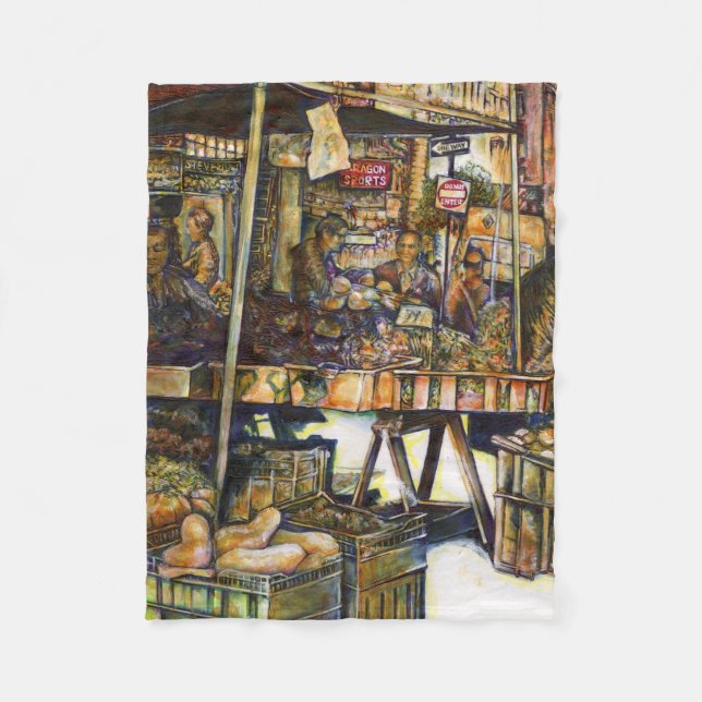 Kreativität macht alles heller fleecedecke (Vorderseite)