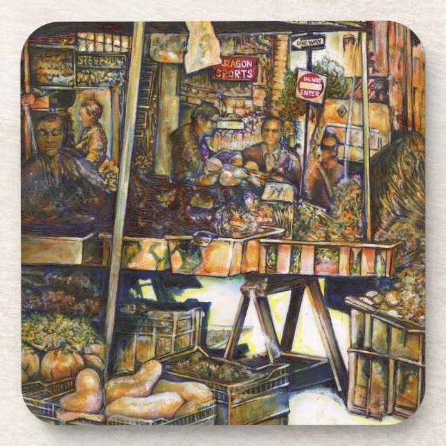 Kreativität macht alles heller getränkeuntersetzer (Vorderseite)