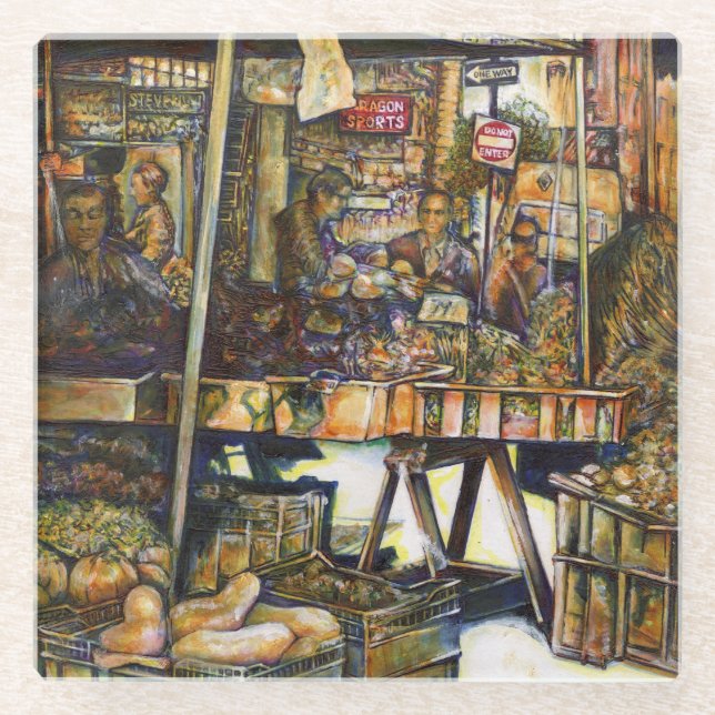 Kreativität macht alles heller glasuntersetzer (Vorderseite)