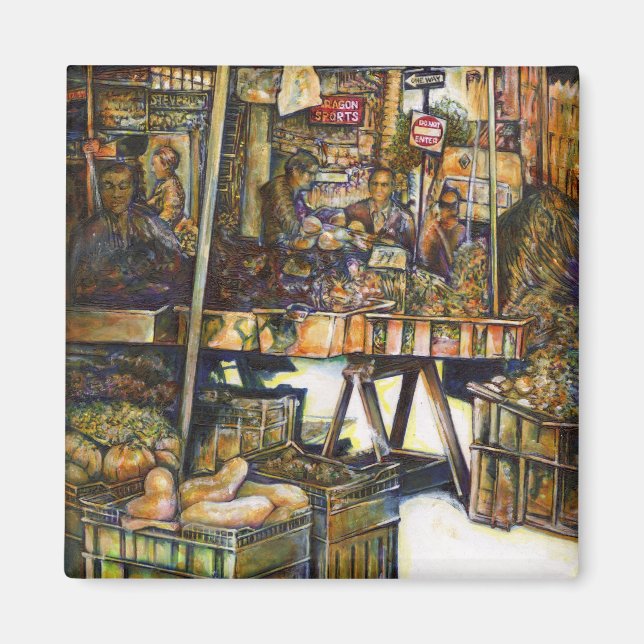 Kreativität macht alles heller magnet (Vorne)