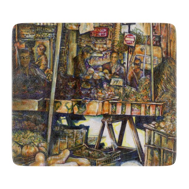 Kreativität macht alles heller schneidebrett (Vorderseite)