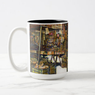 Kreativität macht alles heller zweifarbige tasse