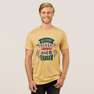 Kreativität nie verblassen - Vintages Tri-Blend-Sh Tri-Blend Shirt