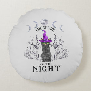 Kreatur der Nacht Rundes Kissen