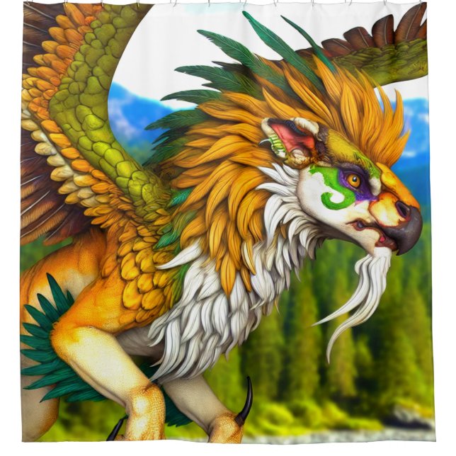 Kreatur Duschvorhang (Vorderseite)