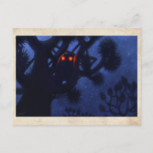 Kreatur im Baum - Postkarte