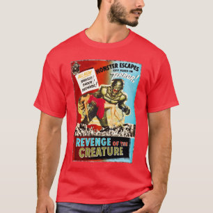 Kreatur Monster Retro Horror Freund T-Shirt