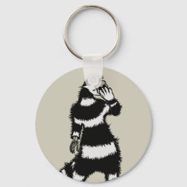 Kreatur-Skelett-Handschuhmaske Schlüsselanhänger