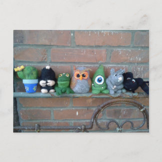 Kreaturen und Charaktere Postkarte