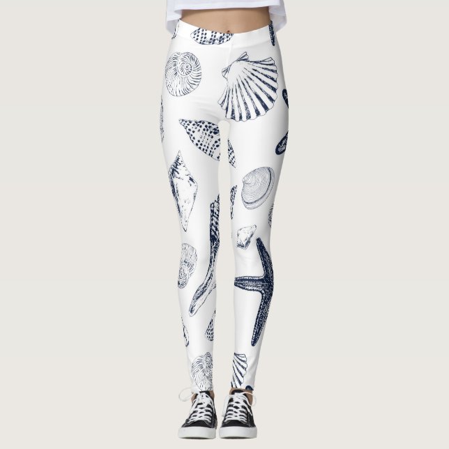 Kreaturen unter Wasser Leggings (Vorderseite)