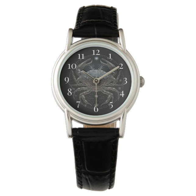 Krebs (21. Juni bis 22. Juli) Armbanduhr (Vorderseite)