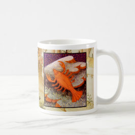 Krebs Ancient Zodiac Sign Astrologie Kaffee Cup Kaffeetasse