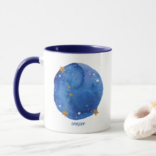 Krebs-Aquarell-Himmels-Konstellations-Tierkreis Tasse