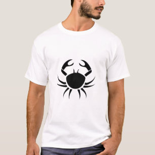 Krebs Astrologisches Symbol Zeichen 6 T-Shirt