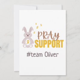 Krebs bei Kindern. Angepasste Bettenunterstützung  Einladung