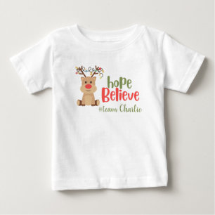 Krebs bei Kindern. Custom Christmas Baby T - Shirt