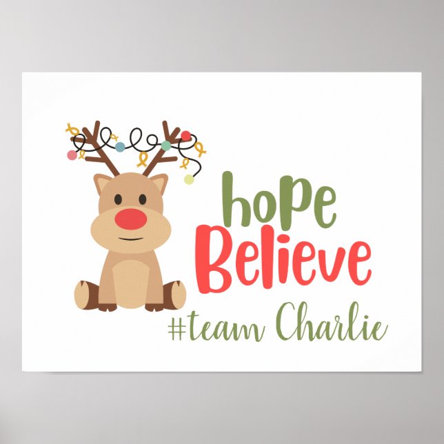 Krebs bei Kindern. Custom #team name Poster Prints (Vorne)