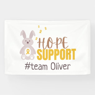 Krebs bei Kindern. Custom #team name.support Banne Banner