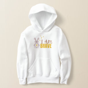 Krebs bei Kindern. Ich bin tapfer. Kinder Kapuzenp Hoodie