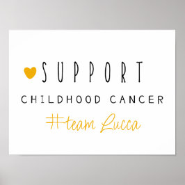 Krebs bei Kindern. Individuelle Name. Poster & Pri