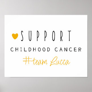Krebs bei Kindern. Individuelle Name. Poster & Pri