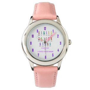 KREBS-BEWUSSTSEIN PERSONALISIERT ARMBANDUHR